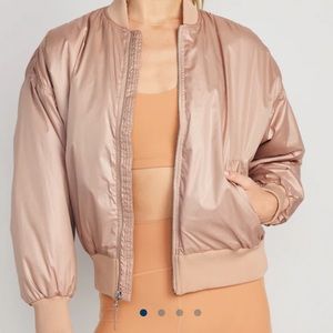 NWT Water-resistant Bomber Zip Up Jacket, New in Package